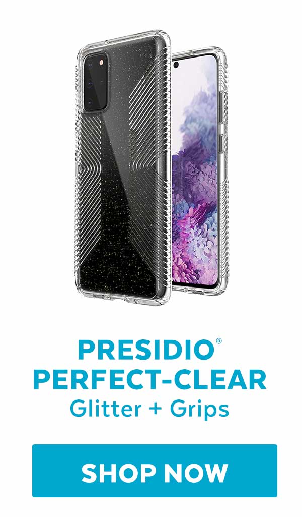 Presidio Perfect-Clear Glitter + Grips for Samsung Galaxy S20+. Shop now.