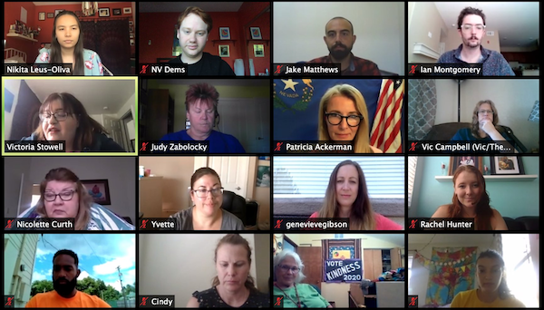Our volunteers participated in a virtual Weekend of Action via Zoom