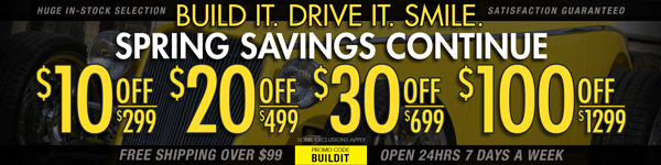 Save $10 Off $299, $20 Off $499, $30 Off $699, $100 Off $1299 Orders - Promo Code: BUILDIT