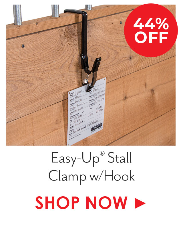 Easy-Up? Stall Clamp w/Hook