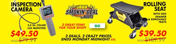 JEGS Smokin' Deal - Inspection Camera and Rolling Seat