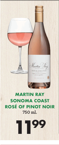 Martin Ray Sonoma Coast Rose of Pinot Noir - $11.99