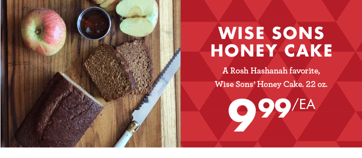 Wise Sons Honey Cake - $9.99 each