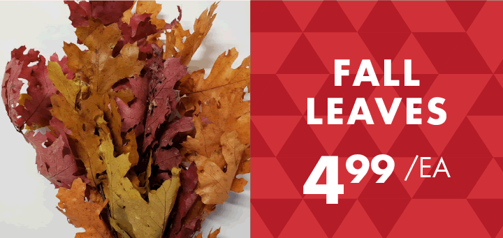 Fall Leaves - $4.99 each