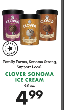 Clover Sonoma Ice Cream - $4.99