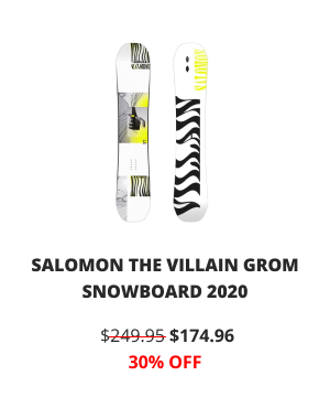 SALOMON THE VILLAIN GROM SNOWBOARD 2020