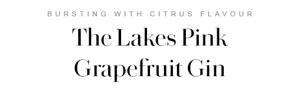 The Lakes Pink Grapefruit Gin