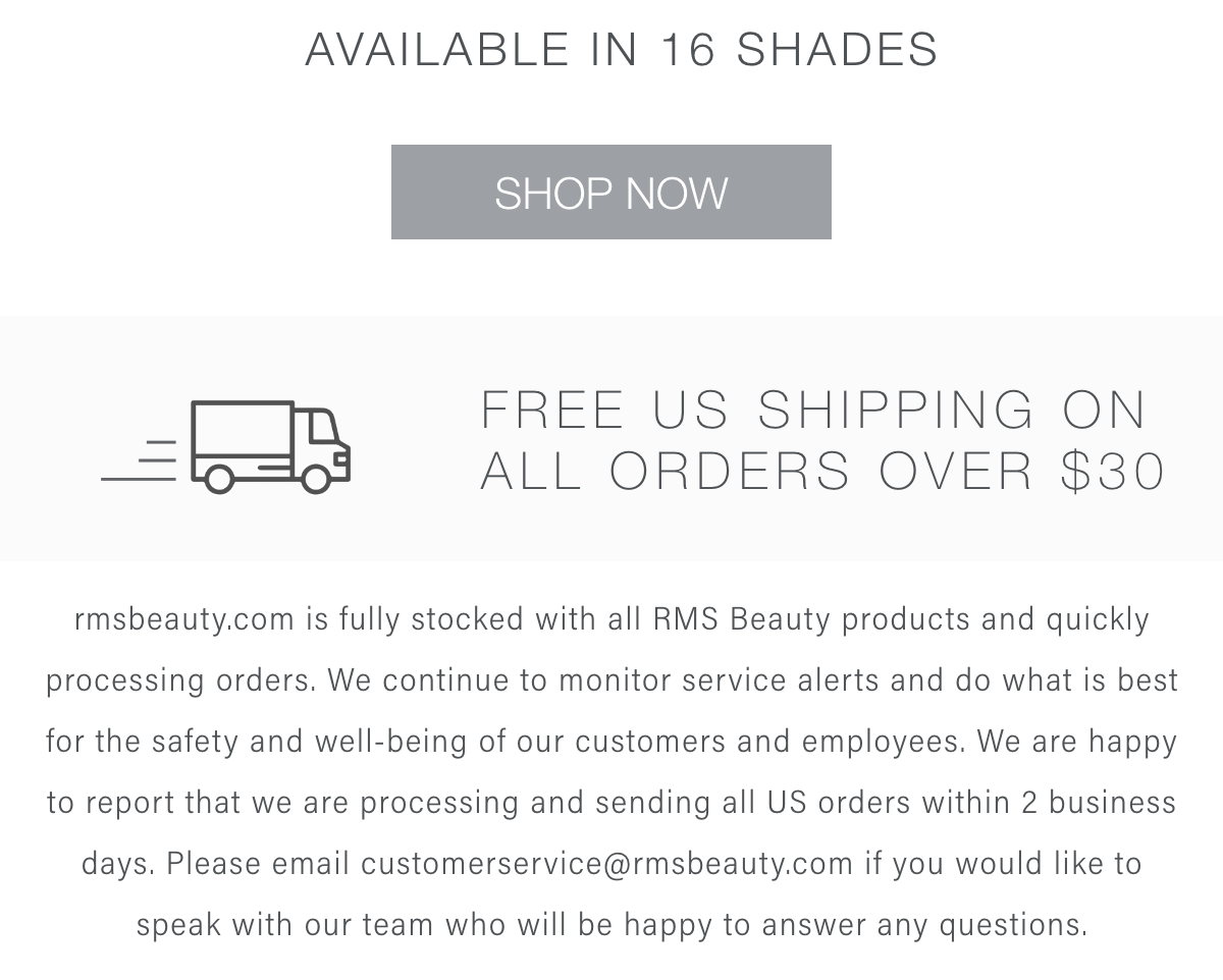 rms beauty is fully stocked with all rms beauty products 