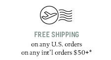 Free Shipping 3-Day Shipping On U.S. Orders $50+