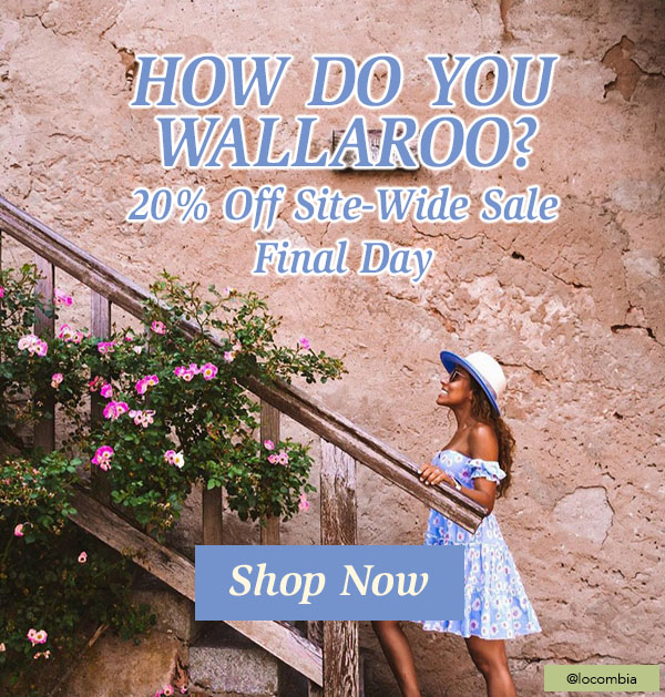 Shop Wallaroo for 20% off site-wide.