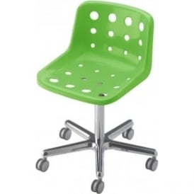 5 Star Green Plastic Polo Chair