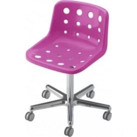 5 Star Pink Plastic Polo Chair