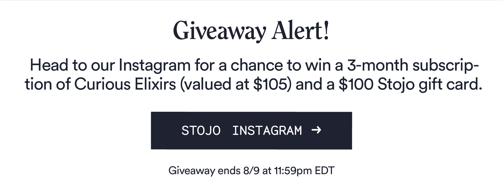 Stojo Instagram Giveaway