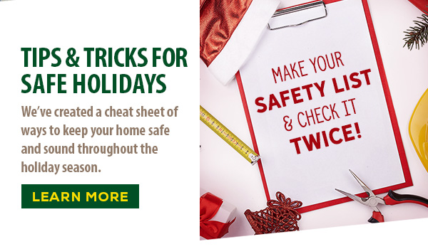 Tips & tricks for safe holidays