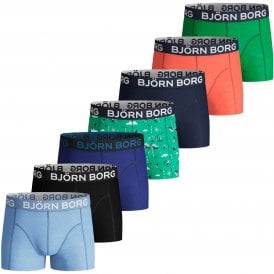 7-Pack Weather Print & Solid Boys Boxer Trunks, Multi