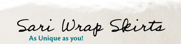 Sari Wrap Skirts as unique as you!