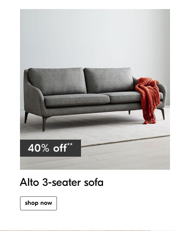 Alto 3-seater sofa