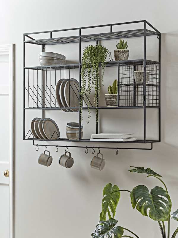 Industrial Style Iron Wall Unit