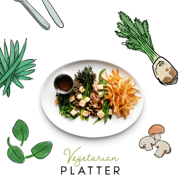 Click here to check out Mon Ami Gabi's menus, including the all-new Vegetarian Platter.