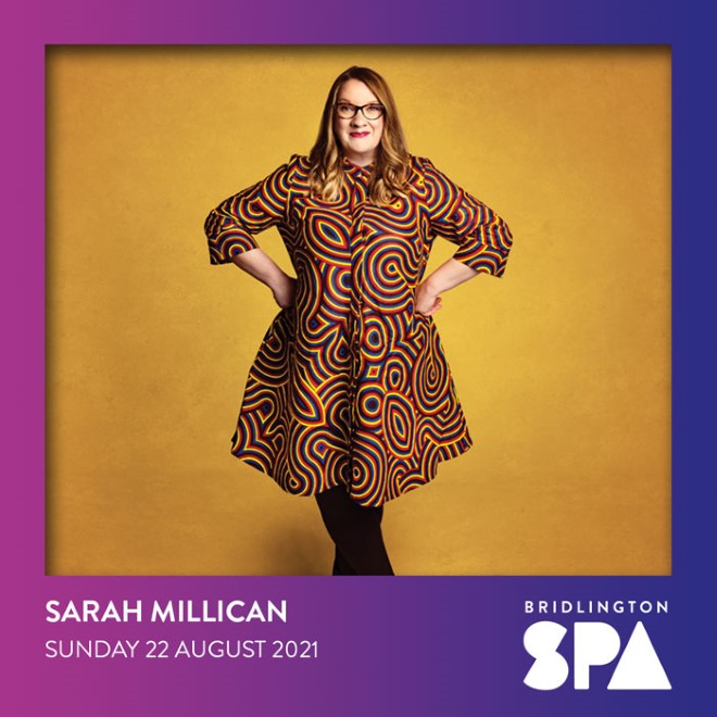Sarah Millican is bringing her Bobby Dazzler tour to Bridlington Spa next year