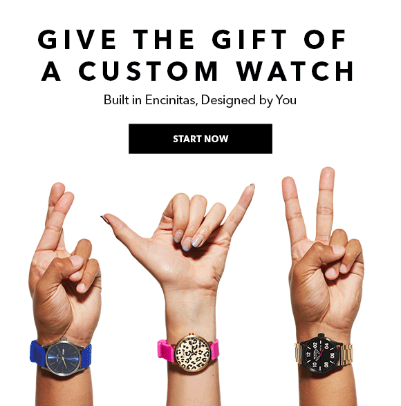 Give the Gift of a Custom Watch with Nixon Custom Shop