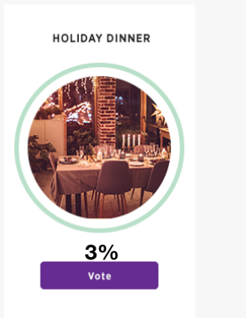 Vote for Holiday Dinner