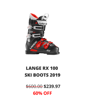 LANGE RX 100 SKI BOOTS 2019