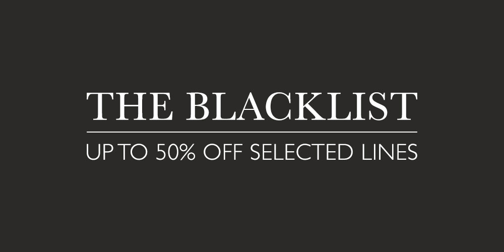 Up to 50% off selected lines