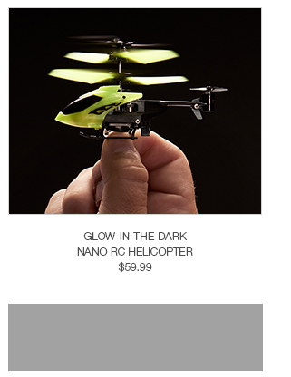 Glow-In-The-Dark Nano RC Helicopter