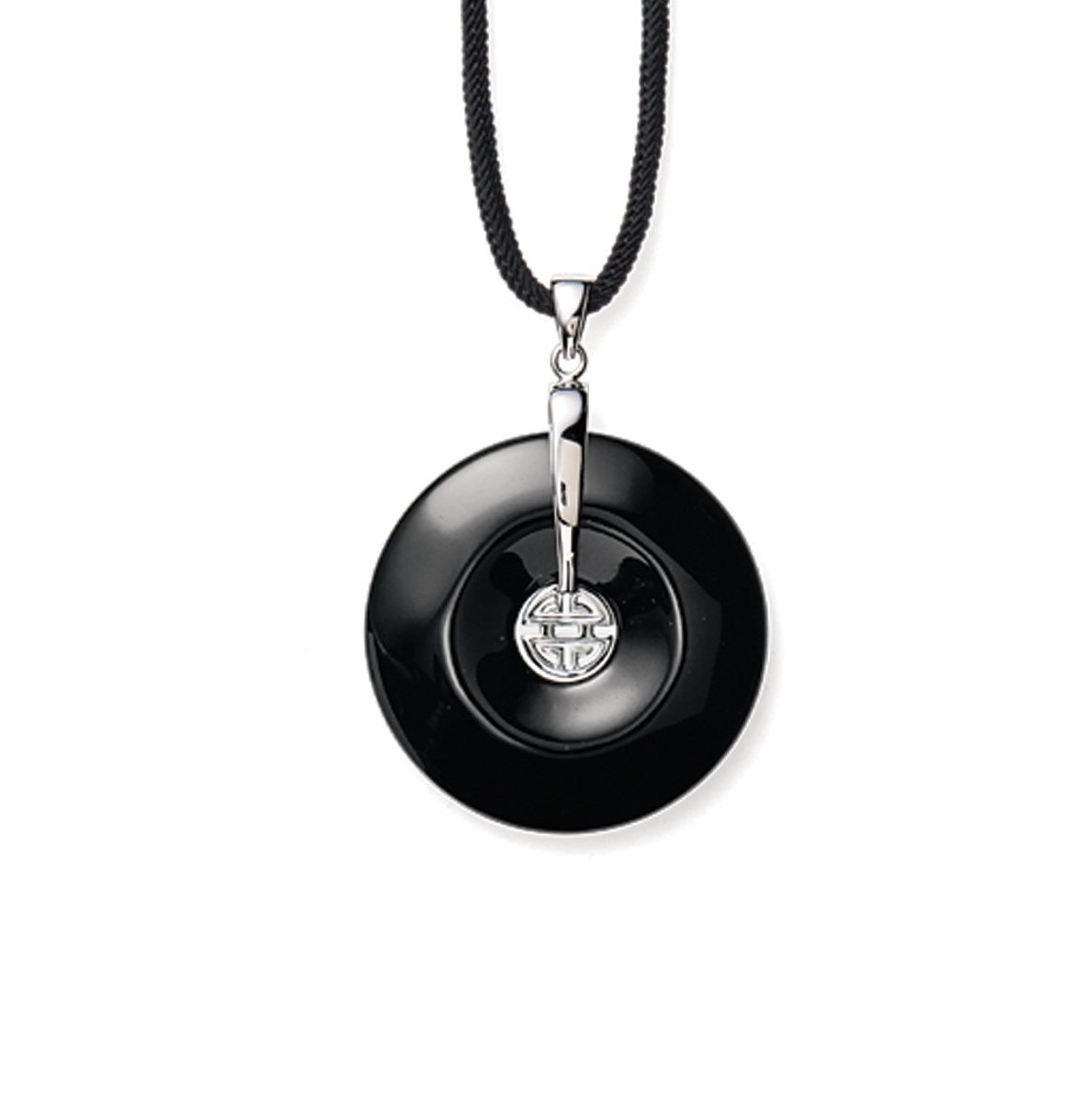 Image of Onyx Shou Pendant Necklace
