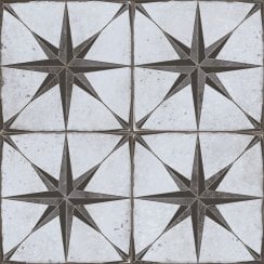 Astral Star Pattern 45cm x 45cm Wall & Floor Tile