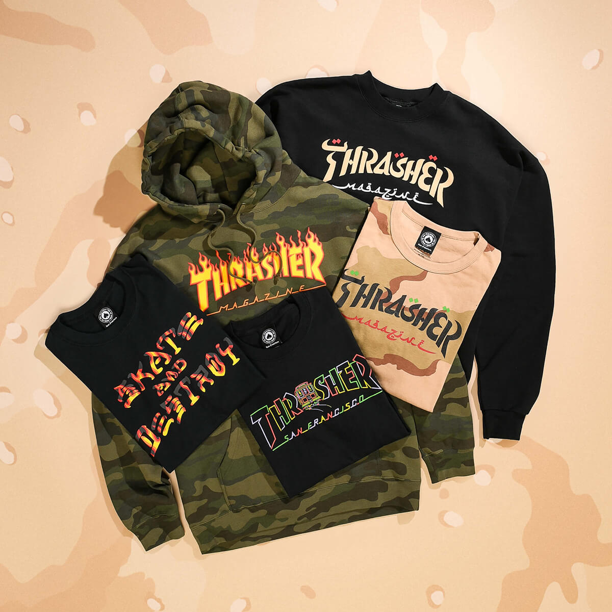 NEW ARRIVALS TEES FROM THRASHER - SHOP NEW THRASHER