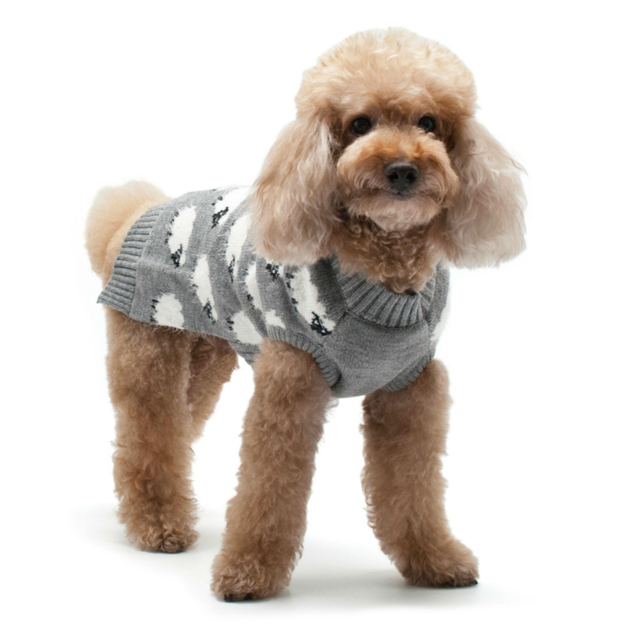 Sheep Dog Sweater by Dogo - Gray
