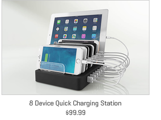 8 Device Quick Charging Station
