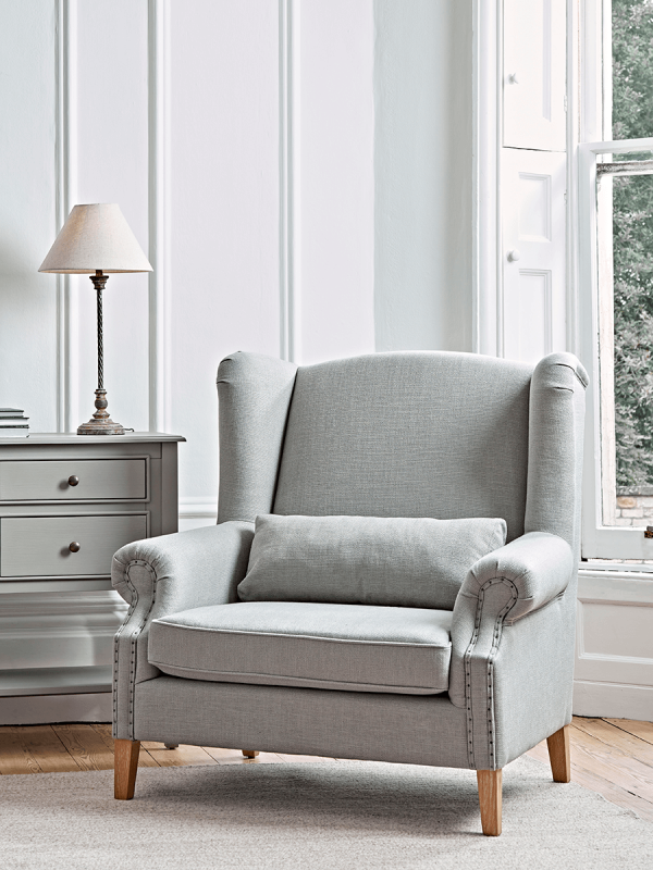 Ana Oversized Armchair - Grey