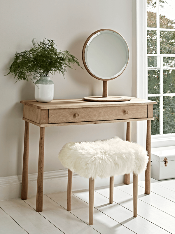 Bergen Oak Dressing Table - Natural