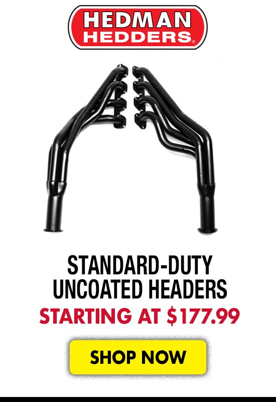 Hedman Hedders Standard-Duty Uncoated Headers - Starting at $177.99