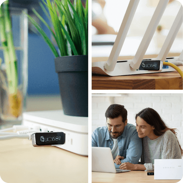 BlackSor plug-and-play router security system protects your family & friends