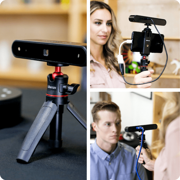 Revopoint POP 3D Scanner performs high-precision scanning for 3D printing