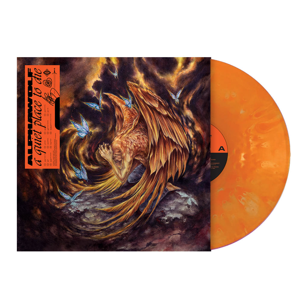 Alpha Wolf - ''A Quiet Place To Die'' Cloudy Orange Vinyl