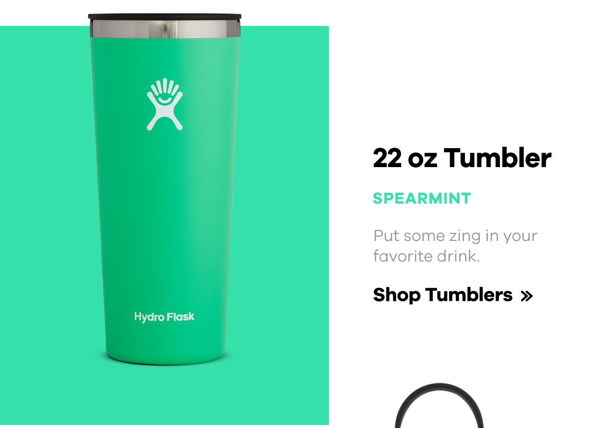 22 oz Tumbler - SPEARMINT - Put some zing in your favorite drink. | Shop Tumblers >>