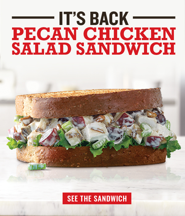 Pecan Chicken Salad Sandwich is BACK