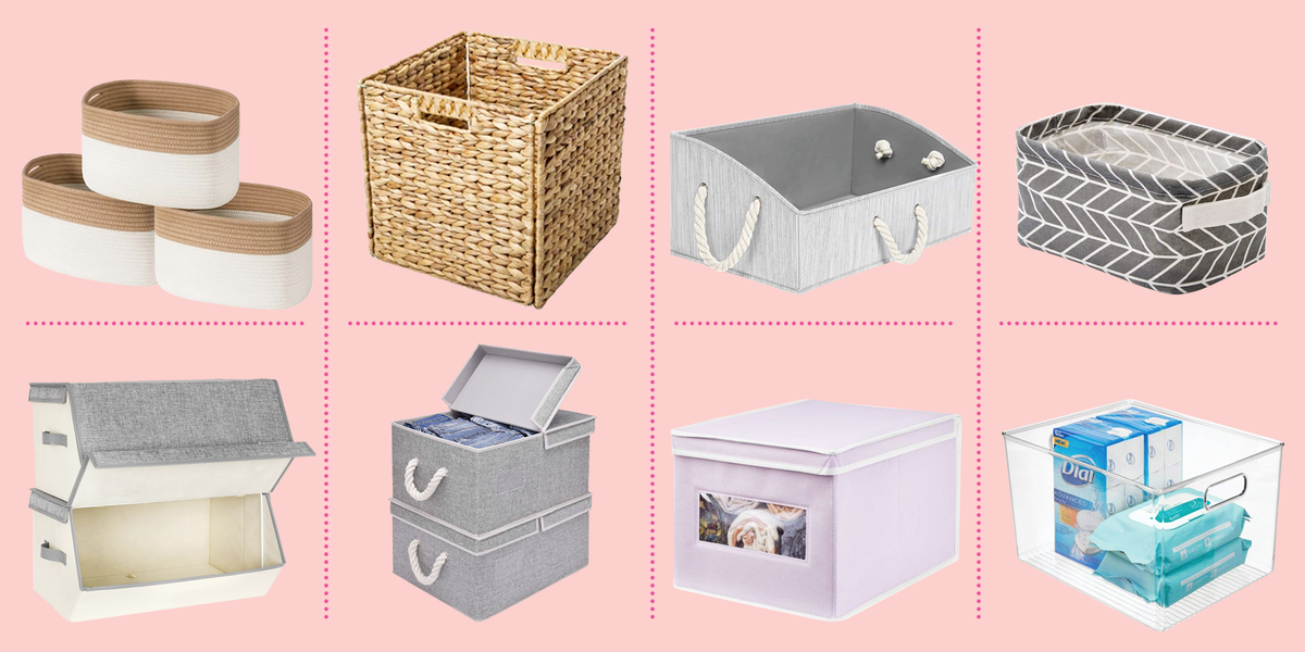 These space-saving storage bins make it possible to keep the smallest of rooms clean and tidy.