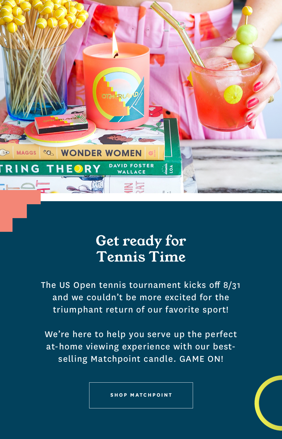 Get Ready For Tennis Time! Shop Matchpoint