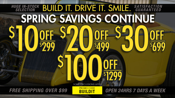 Save $10 Off $299, $20 Off $499, $30 Off $699, $100 Off $1299 Orders - Promo Code: BUILDIT