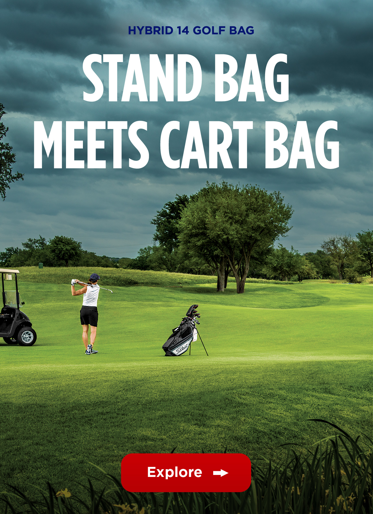 Stand Bag Meets Cart Bag