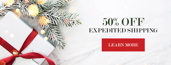 50% off expedited shipping