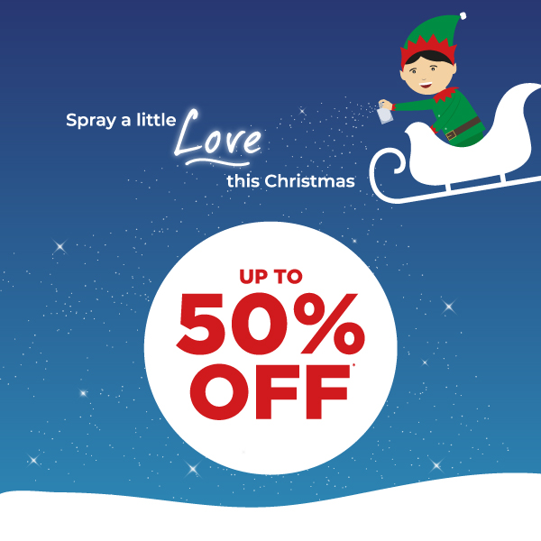 Save up to 50%* for Christmas