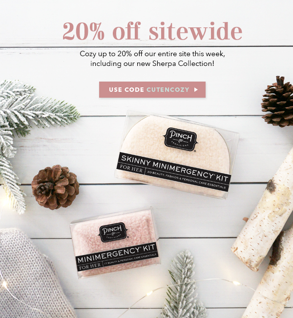 Save 20% Off Sitewide - Use Code CUTENCOZY