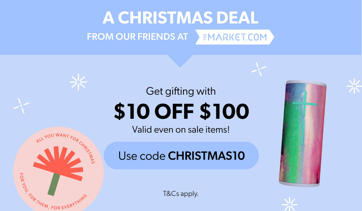 A Christmas deal from our friends at TheMarket